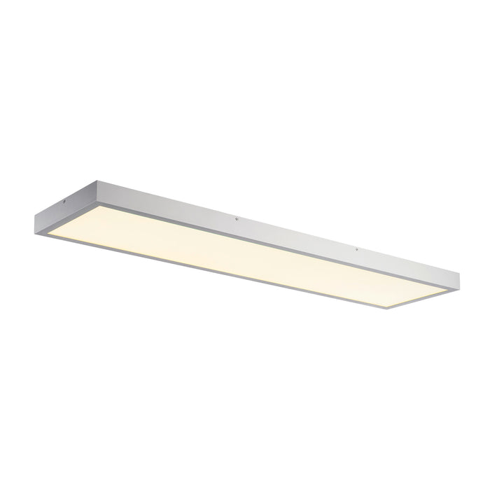 SLV PANEL, 1200x300mm LED Indoor surface-mounted ceiling light, 4000K, silver-grey