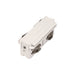 SLV LONG CONNECTOR, for EUTRAC 240V 3-phase surface-mounted track, electrical, white