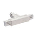 SLV EUTRAC T-connector, with feed-in capability, inner earth, right, traffic white