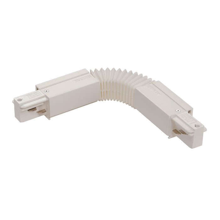 SLV FLEXIBLE CONNECTOR, for EUTRAC 240V 3-phase surface-mounted track, white