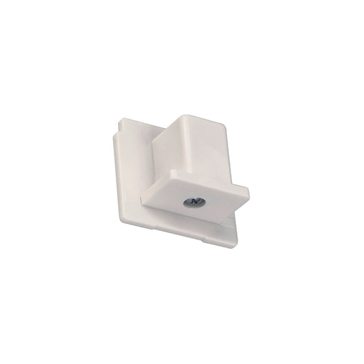 SLV END CAP, for EUTRAC 240V 3-phase surface-mounted track, white