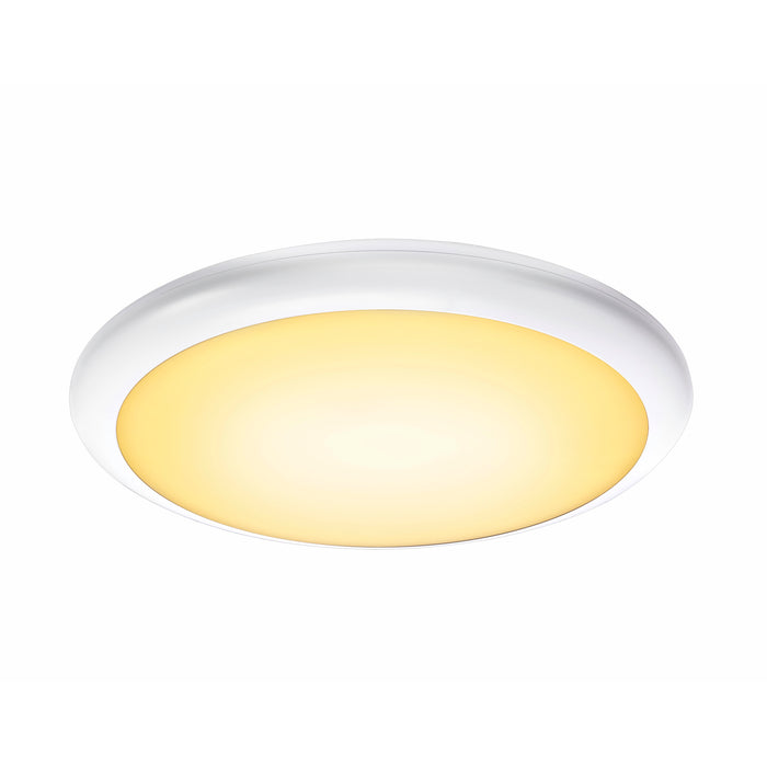 RUBA 20 CW, LED Outdoor surface-mounted wall and ceiling light, white, IP65, 3000/4000K