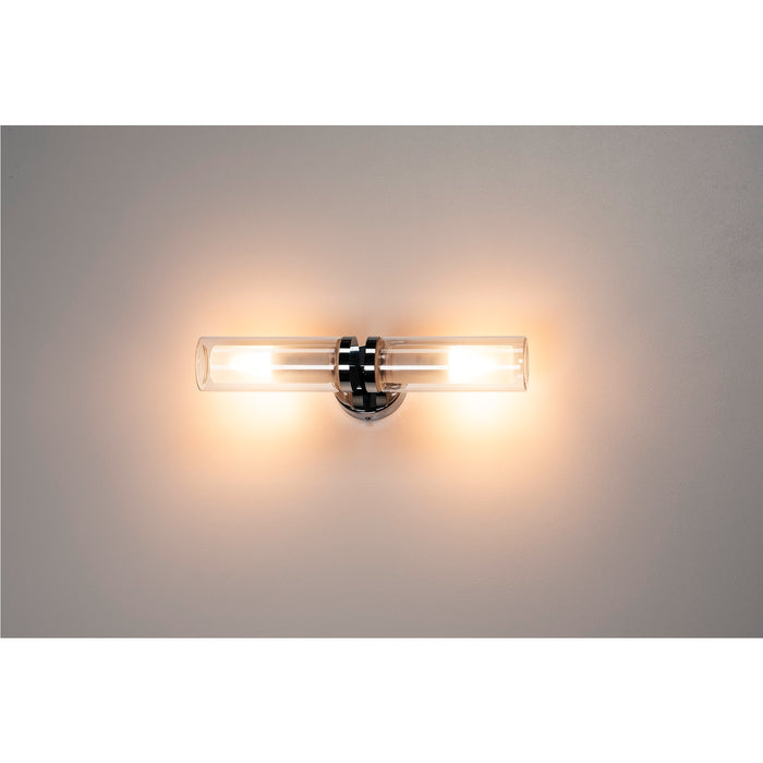 Similar figure of SLV WL 106 wall light, double glass, chrome, 2xE14