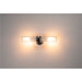 Similar figure of SLV WL 106 wall light, double glass, chrome, 2xE14