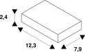 Dimensioned drawing of SLV LED driver MEDO 600, dimmable DALI/1-10V