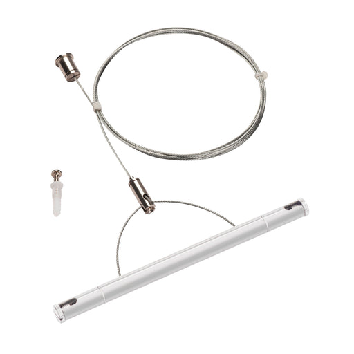 SLV TENSEO steel wire suspension, white