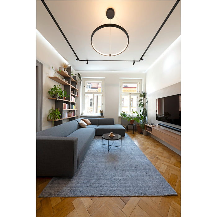 Ambient picture of SLV Aluminium NOBLO® SPOT, 3~ spot, round, 4000K, 6W, trailing-edge phase, 32°, black