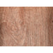 Wood grain texture, brown finish.