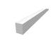 Gray recessed linear LED light fixture.