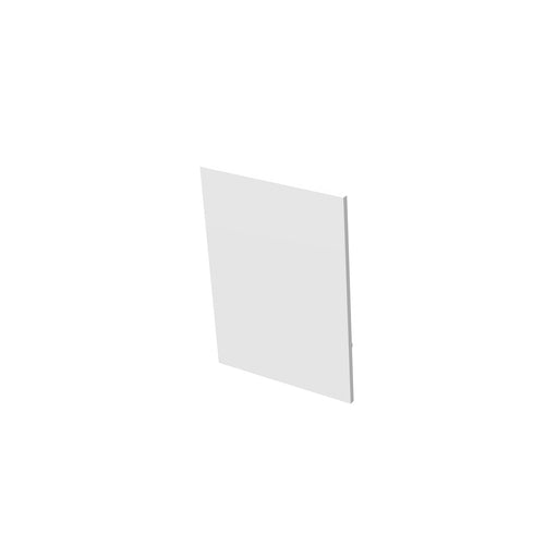 White cabinet door, likely wood with a matte finish.