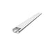 White aluminum LED channel with a frosted diffuser cover.