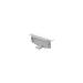 White plastic surface-mounted profile for LED strip lighting.