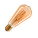 SLV Colourless ST64 E27, gold LED light, 7.5W 2500K CRI90 320°