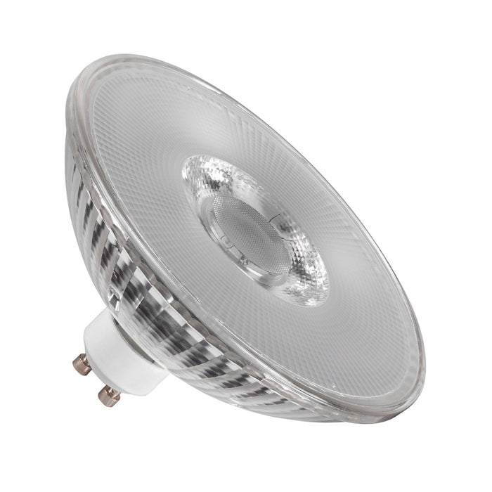 SLV Colourless QPAR111 GU10, transparent LED light, 8W 2700K CRI90 38°