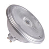 SLV 1005277 - QPAR111 GU10, silver LED light, 12.5W 2700K CRI90 60°