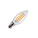 SLV Colourless C35 E14, transparent LED light, 4.2W 2700K CRI90 320°