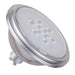 SLV Colourless QPAR111 GU10, silver LED light, 7W 2700K CRI90 25°