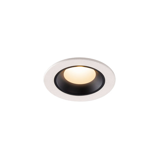 SLV Aluminium NUMINOS® XS, white / black recessed ceiling light, 3000K 40°