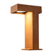 Bottom view product picture of SLV RUSTY® PATHLIGHT 40, LED outdoor floor stand, rust coloured, IP55, 3000K