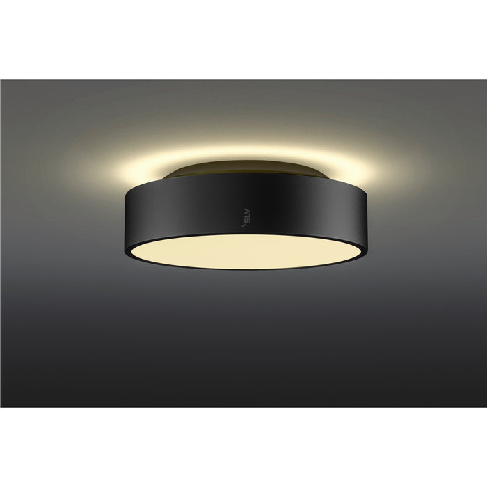 Similar figure of SLV MEDO® PRO 30, wall- and ceiling-mounted light, round, 3000/4000K, 10W, DALI, Touch, 70°, UGR<19, DC, black