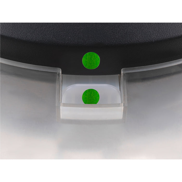 View from the left side product picture of SLV MEDO® PRO 40, wall- and ceiling-mounted light, round, 3000/4000K, 19W, DALI, Touch, 70°, UGR<19, DC, black