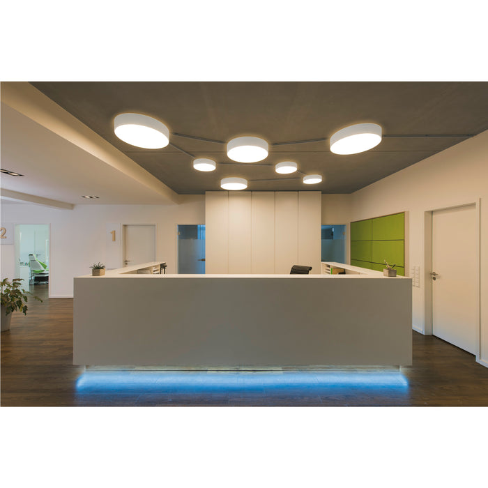 Ambient picture of SLV MEDO® PRO 30, wall- and ceiling-mounted light, round, 3000/4000K, 10W, DALI, Touch, 70°, UGR<19, DC, white