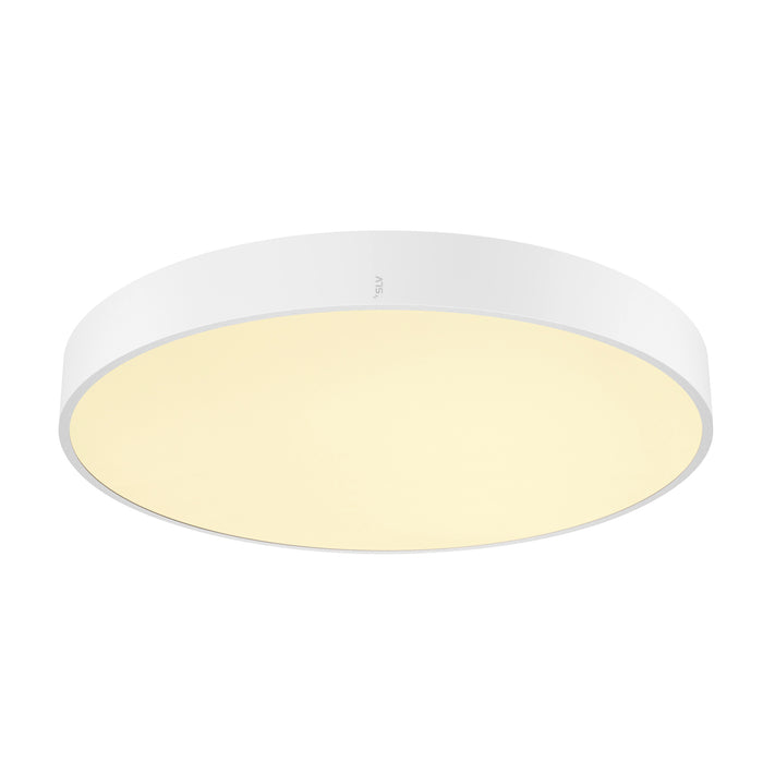 SLV MEDO® PRO 60, wall- and ceiling-mounted light, round, 3000/4000K, 37W, DALI, Touch, 70°, UGR<19, DC, white