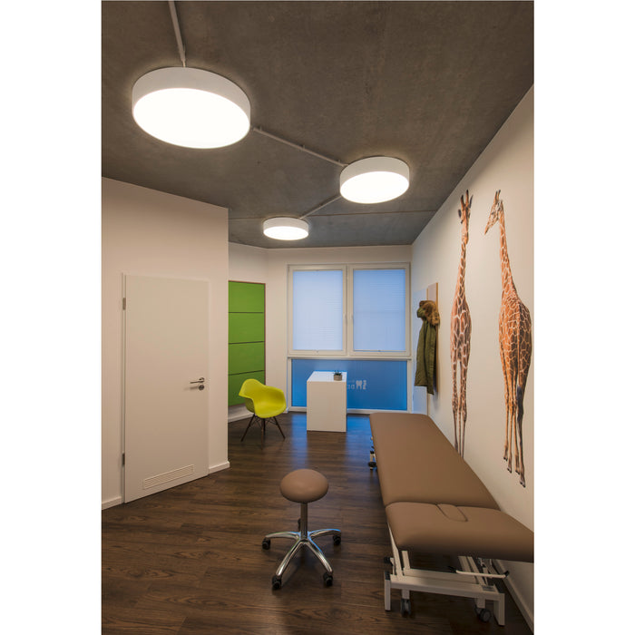 Ambient picture of SLV MEDO® PRO 60, wall- and ceiling-mounted light, round, 3000/4000K, 37W, DALI, Touch, 70°, UGR<19, DC, white