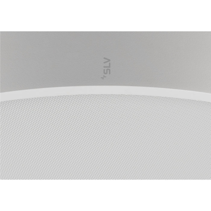 View from the right side product picture of SLV MEDO® PRO 60, wall- and ceiling-mounted light, round, 3000/4000K, 37W, DALI, Touch, 70°, UGR<19, DC, white