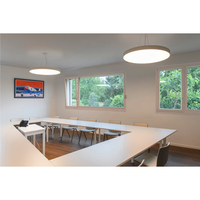 Ambient picture of SLV MEDO® PRO 90, ceiling-mounted light, round, 3000/4000K, 75W, DALI, Touch, 70°, UGR<19, DC, white