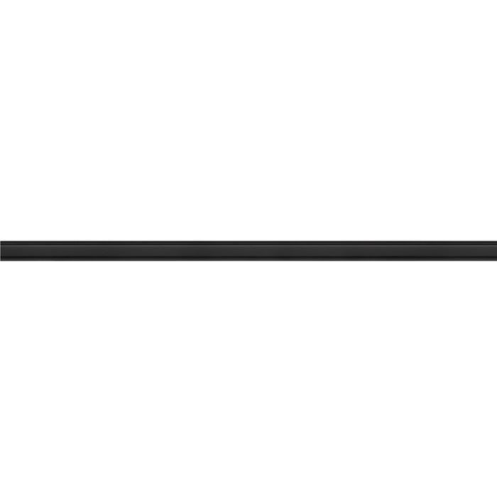 Black metal trim with a matte finish.