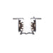 Aluminum LED channel profile, silver finish, for recessed mounting.