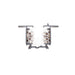 Aluminum LED channel profile, silver finish, for recessed mounting.