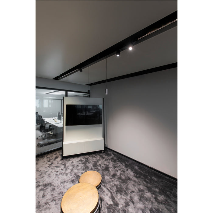 SLV 1006688 NUMINOS XS, 48V spot, round, 4000 K, 8.7 W, DALI 2, 20°, matt black / matt white (MD20)