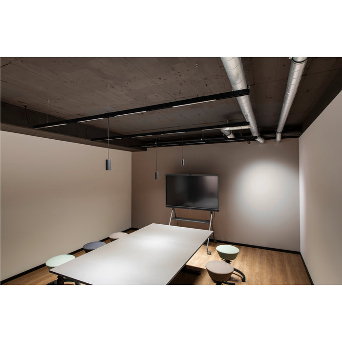 SLV 1006796 NUMINOS XS, 48V pendant light, pendant length 150 cm, 4000 K, 20°, DALI 2, matt black / matt white (MD02)