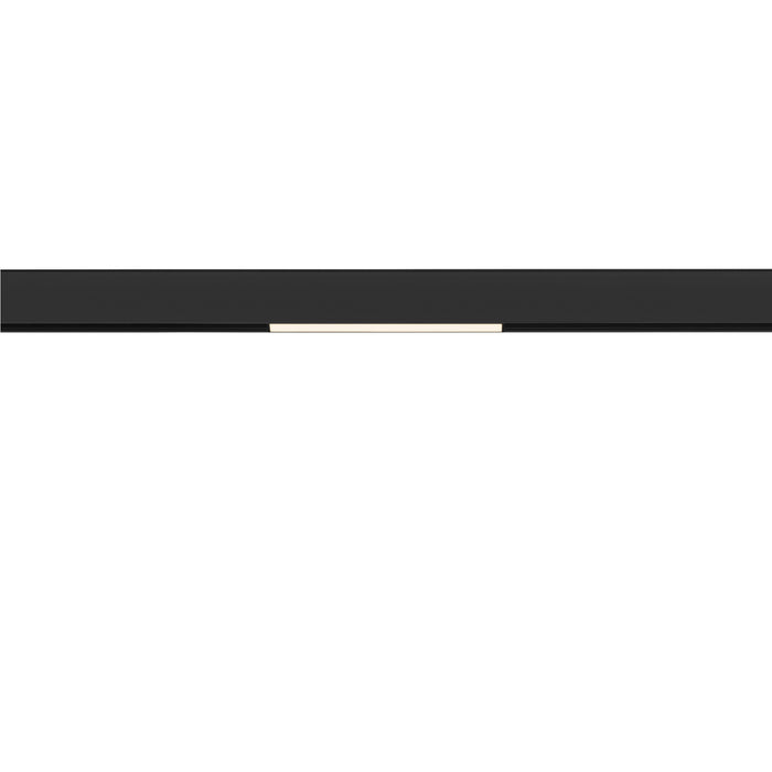 Sloping product picture of SLV Aluminium IN-LINE 22, 48V spot, opal, DALI, black, 7.3W, 680lm, 4000K, CRI90, 95°