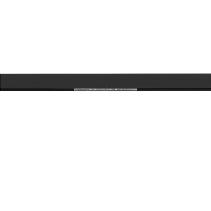 Sloping product picture of SLV Aluminium IN-LINE 22, 48V Spot, Darklight Reflector, DALI, black, 7.3W, 650lm, 4000K, CRI90, 35°