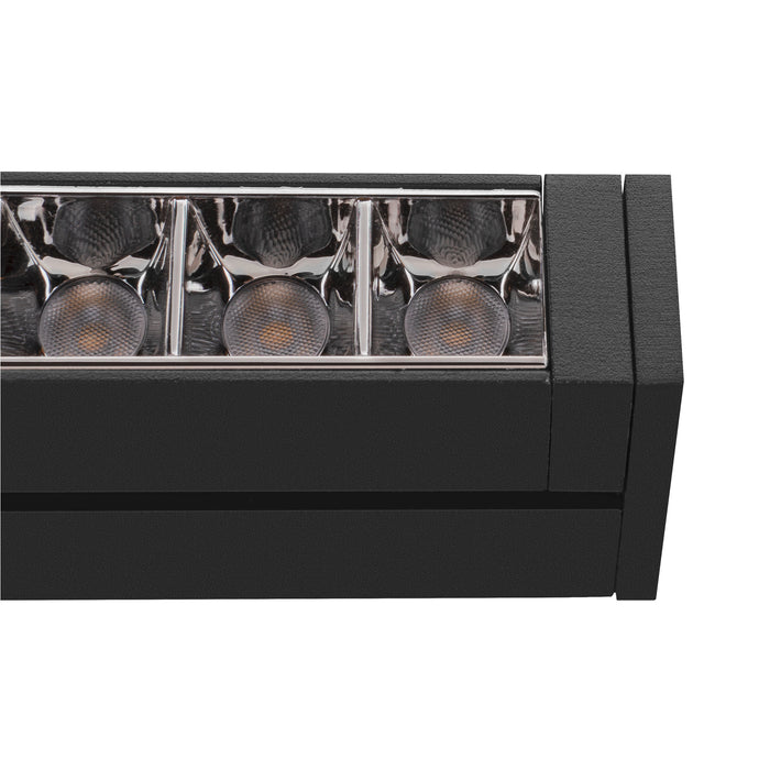 Back view product picture of SLV Aluminium IN-LINE 24, 48V Spot, Move, Darklight Reflector, DALI, black, 7.3W, 650lm, 4000K, CRI90, 35°