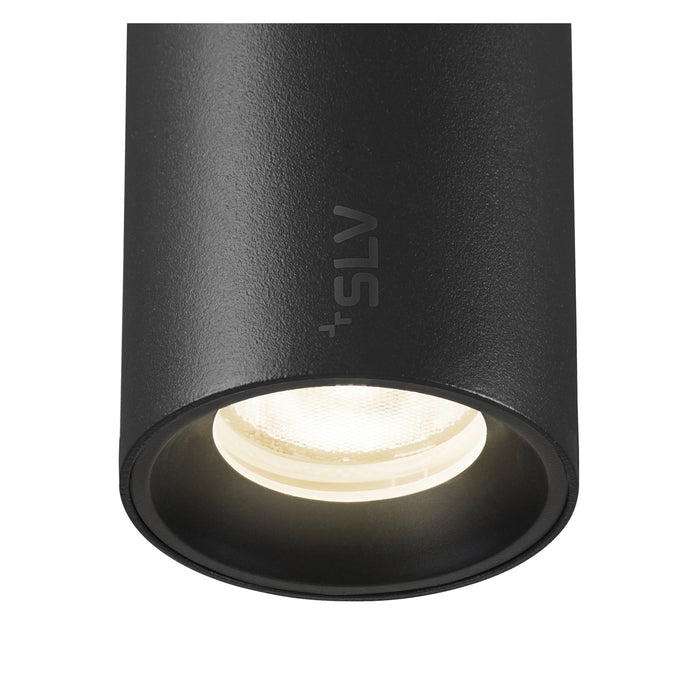 Detailed view product picture of SLV Aluminium NUMINOS® XS, 48V spot, round, 4000K, 8.7W, DALI 2, 55°, matt black