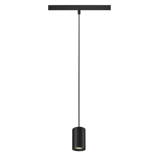 SLV NUMINOS® XS, 48V pendant light, pendant length 150cm, 4000K, 20°, DALI 2, matt black