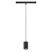 SLV NUMINOS® XS, 48V pendant light, pendant length 150cm, 4000K, 40°, DALI 2, matt black