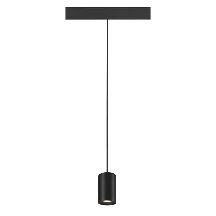 Front view product picture of SLV NUMINOS® XS, 48V pendant light, pendant length 150cm, 4000K, 40°, DALI 2, matt black