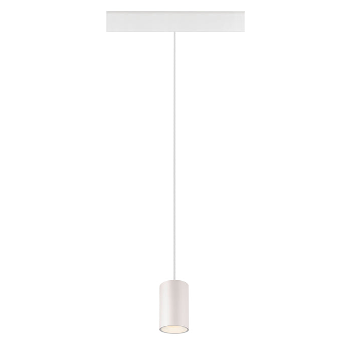 Front view product picture of SLV NUMINOS® XS, 48V pendant light, pendant length 150cm, 4000K, 20°, DALI 2, matt white