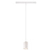 SLV NUMINOS® XS, 48V pendant light, pendant length 150cm, 4000K, 55°, DALI 2, matt white
