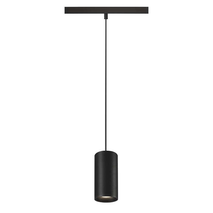 SLV NUMINOS® S, 48V pendant light, pendant length 150cm, 4000K, 20°, DALI 2, matt black