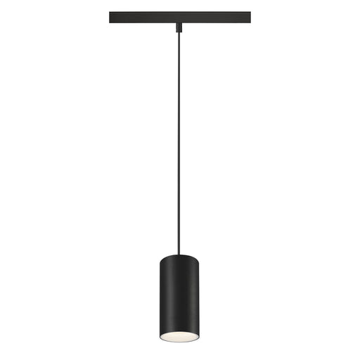 SLV NUMINOS® S, 48V pendant light, pendant length 150cm, 4000K, 40°, DALI 2, matt black / matt white