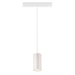 Front view product picture of SLV NUMINOS® S, 48V pendant light, pendant length 150cm, 4000K, 20°, DALI 2, matt white