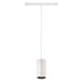 SLV NUMINOS® S, 48V pendant light, pendant length 150cm, 4000K, 55°, DALI 2, matt white / glossy chrome