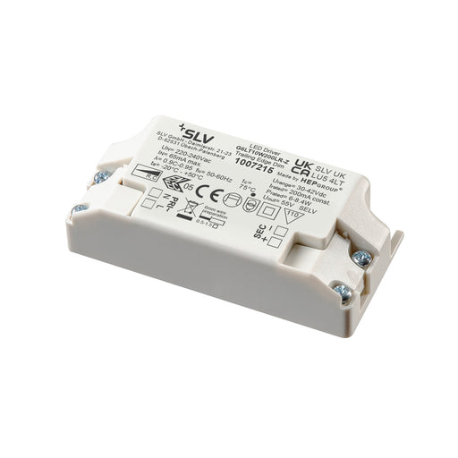 SLV LED DRIVER, 10W, 200mA, PHASE, incl. strain relief