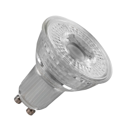 SLV Colourless LED light QPAR51 GU10 3000K 36°